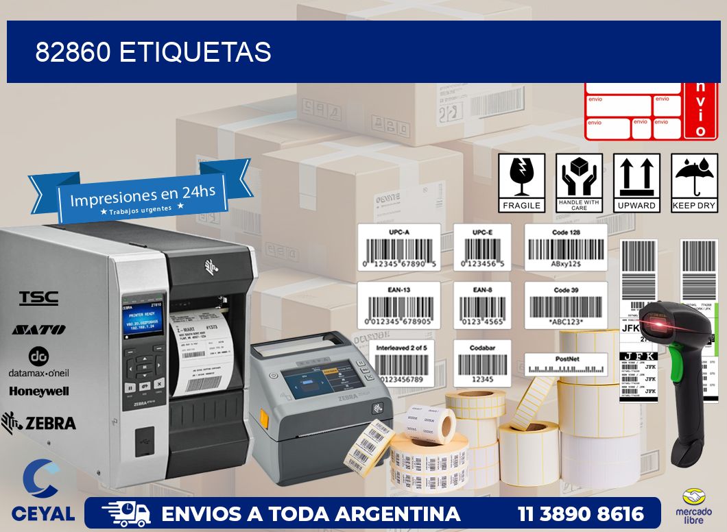 82860 ETIQUETAS