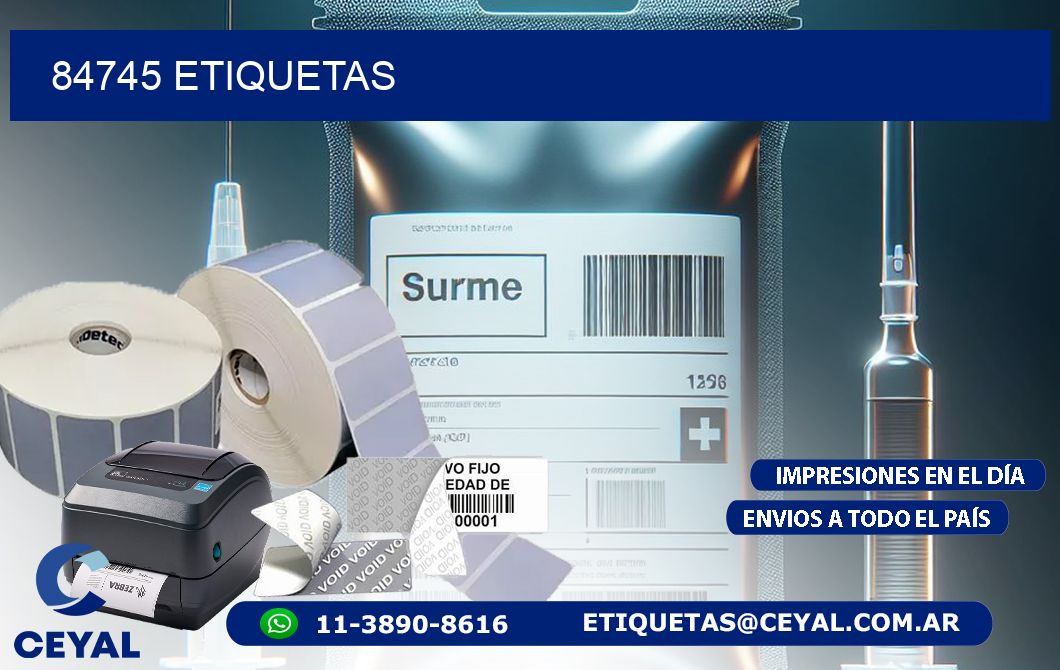 84745 ETIQUETAS