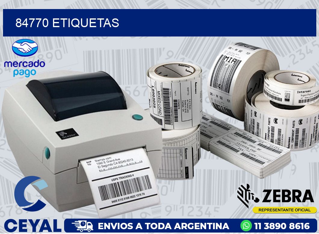 84770 ETIQUETAS