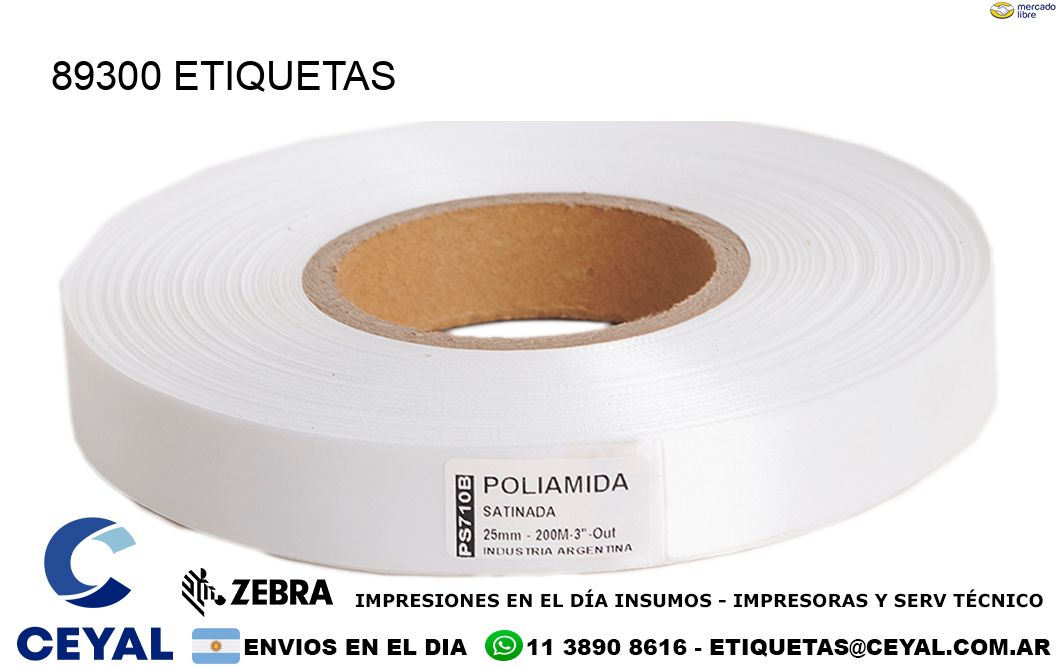 89300 ETIQUETAS