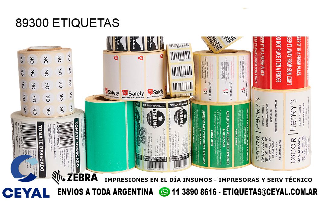 89300 ETIQUETAS