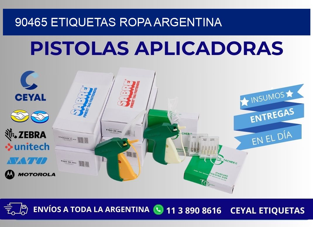90465 ETIQUETAS ROPA ARGENTINA