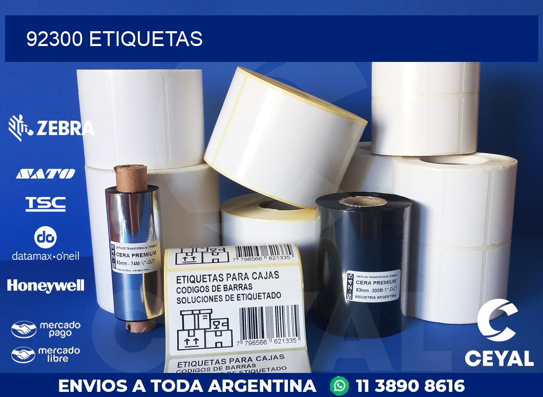 92300 ETIQUETAS