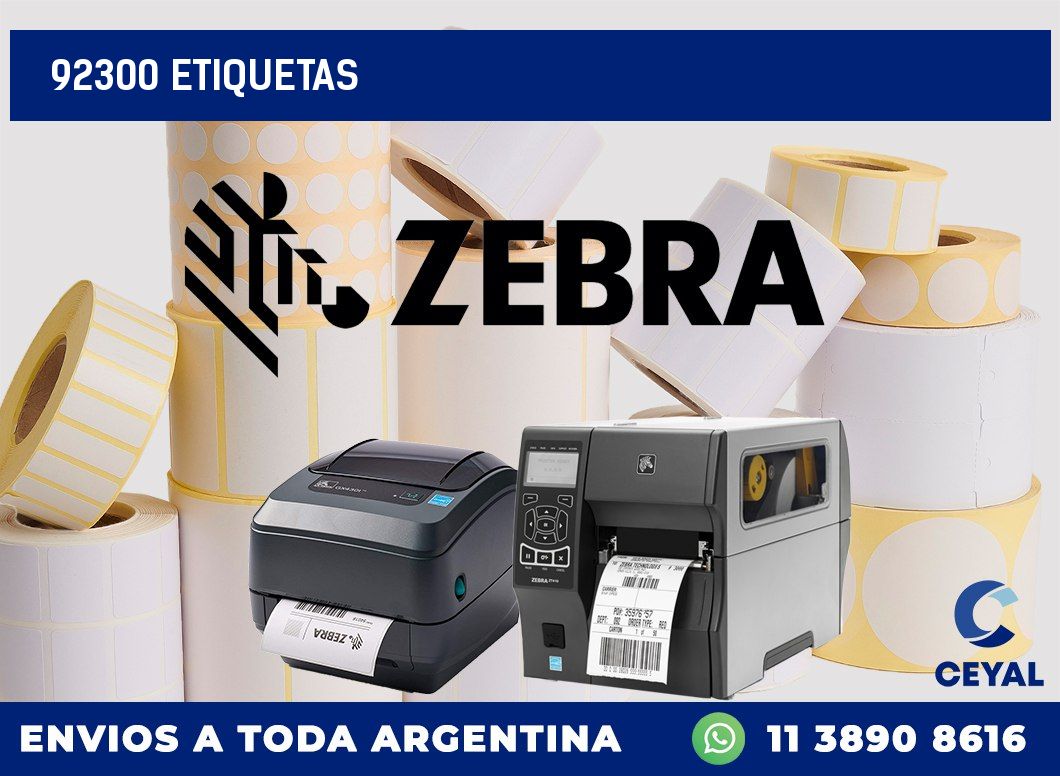 92300 ETIQUETAS