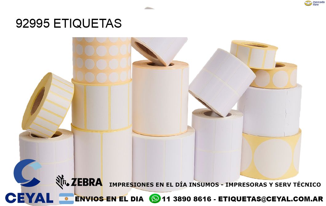 92995 ETIQUETAS