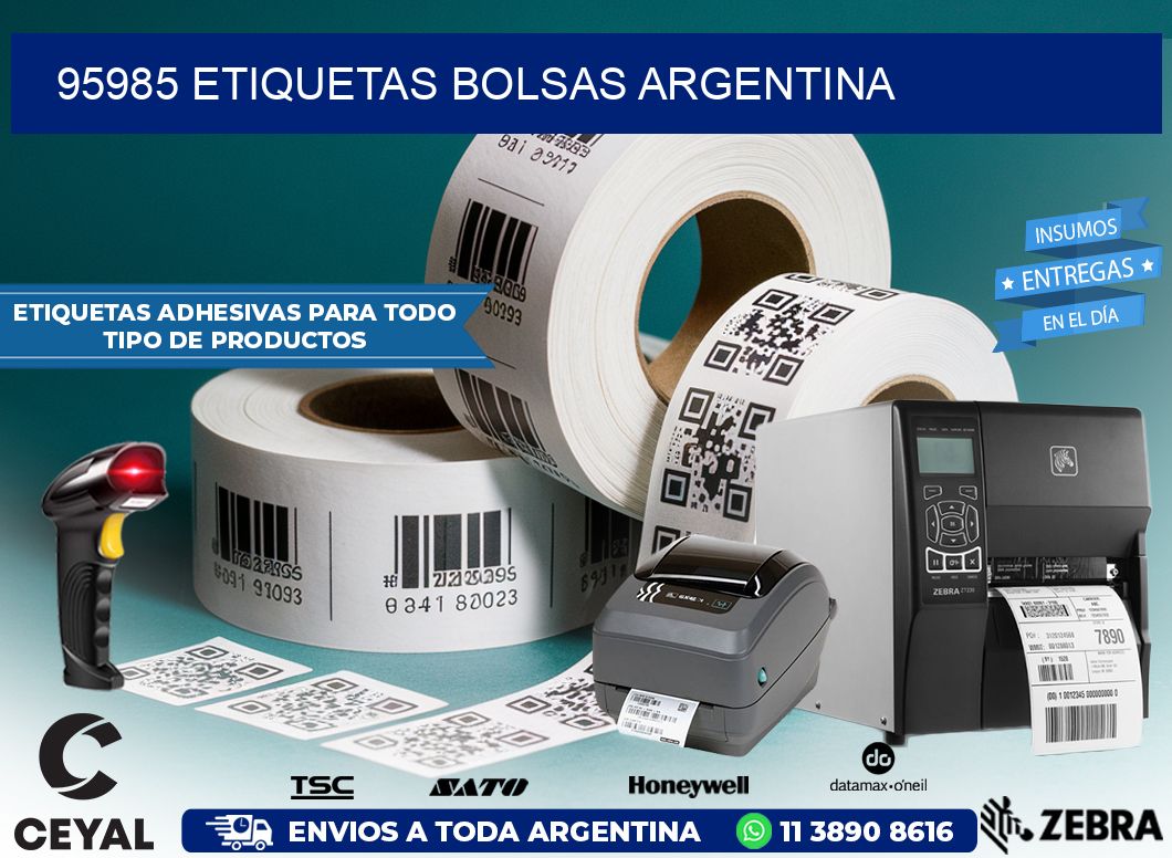 95985 ETIQUETAS BOLSAS ARGENTINA