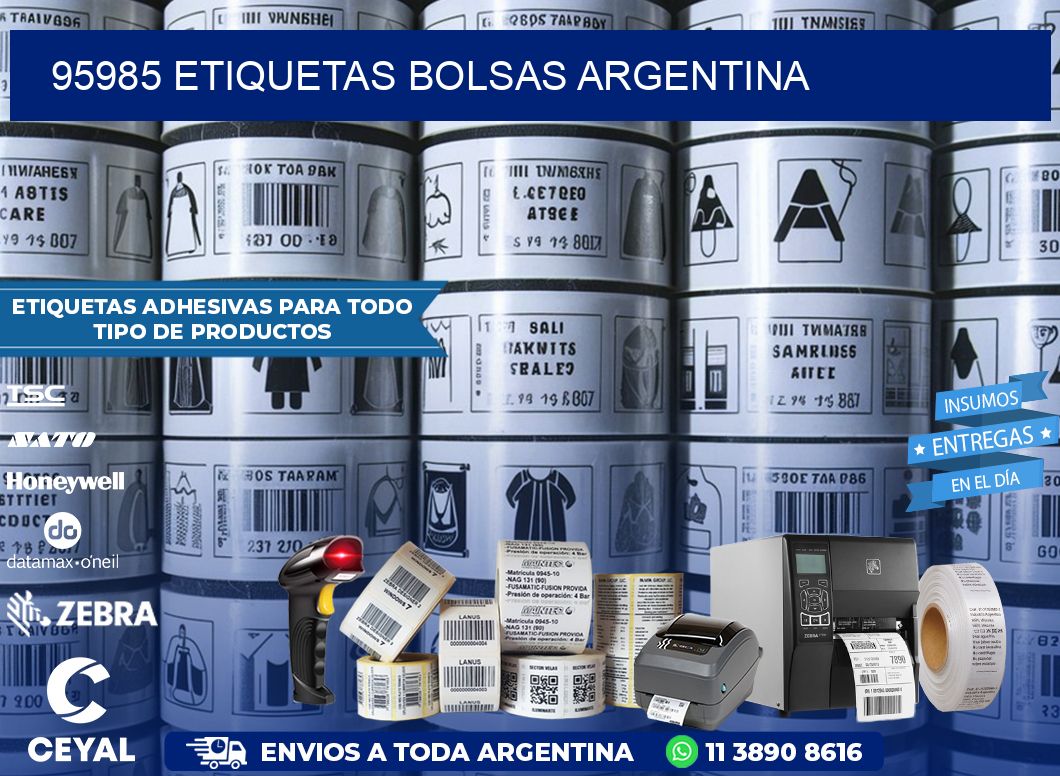 95985 ETIQUETAS BOLSAS ARGENTINA