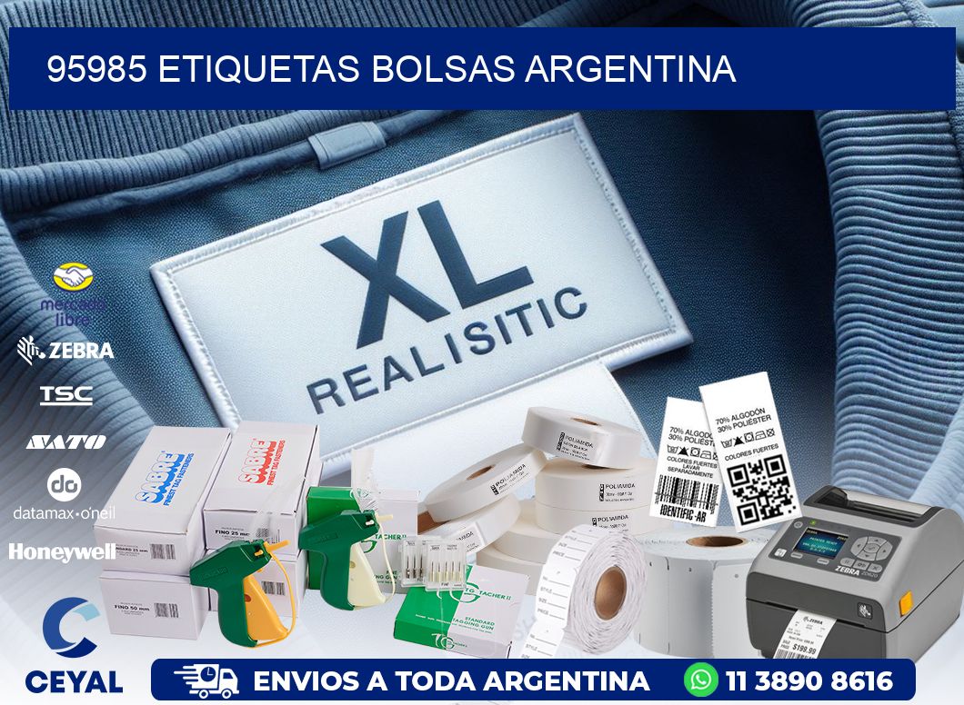 95985 ETIQUETAS BOLSAS ARGENTINA
