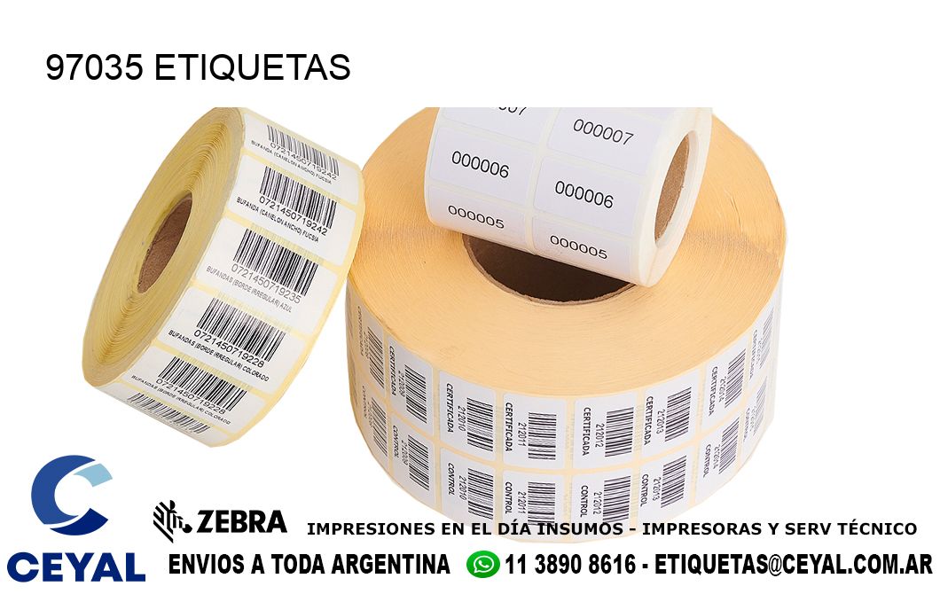97035 ETIQUETAS