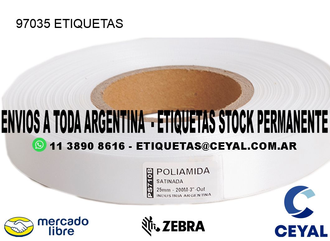 97035 ETIQUETAS