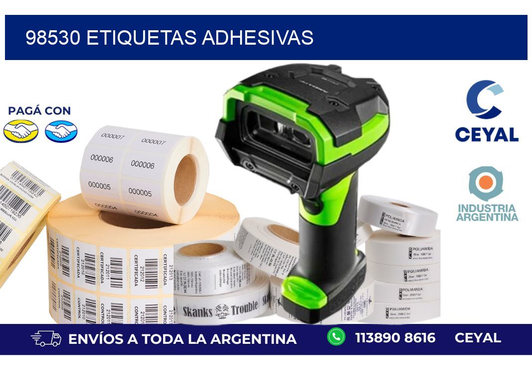 98530 ETIQUETAS ADHESIVAS