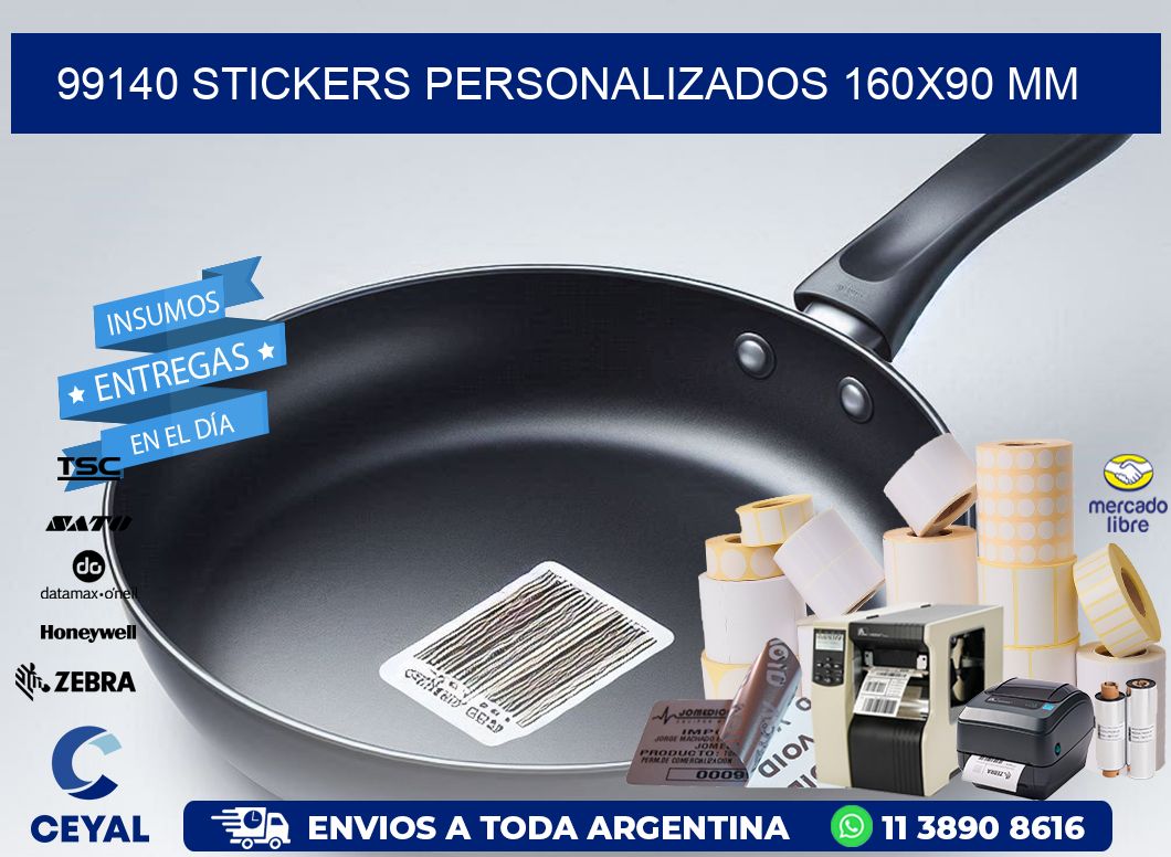 99140 STICKERS PERSONALIZADOS 160x90 mm