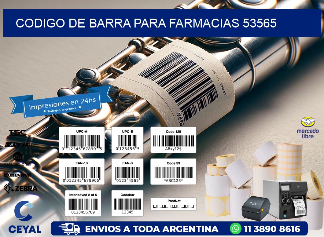 CODIGO DE BARRA PARA FARMACIAS 53565