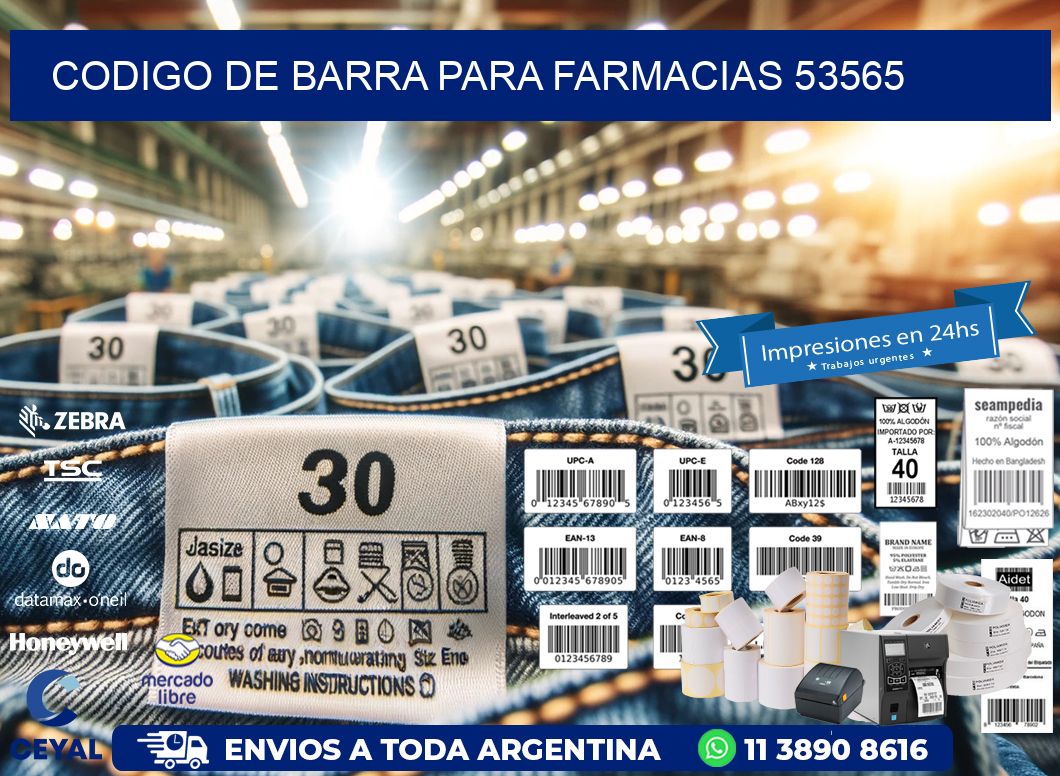 CODIGO DE BARRA PARA FARMACIAS 53565