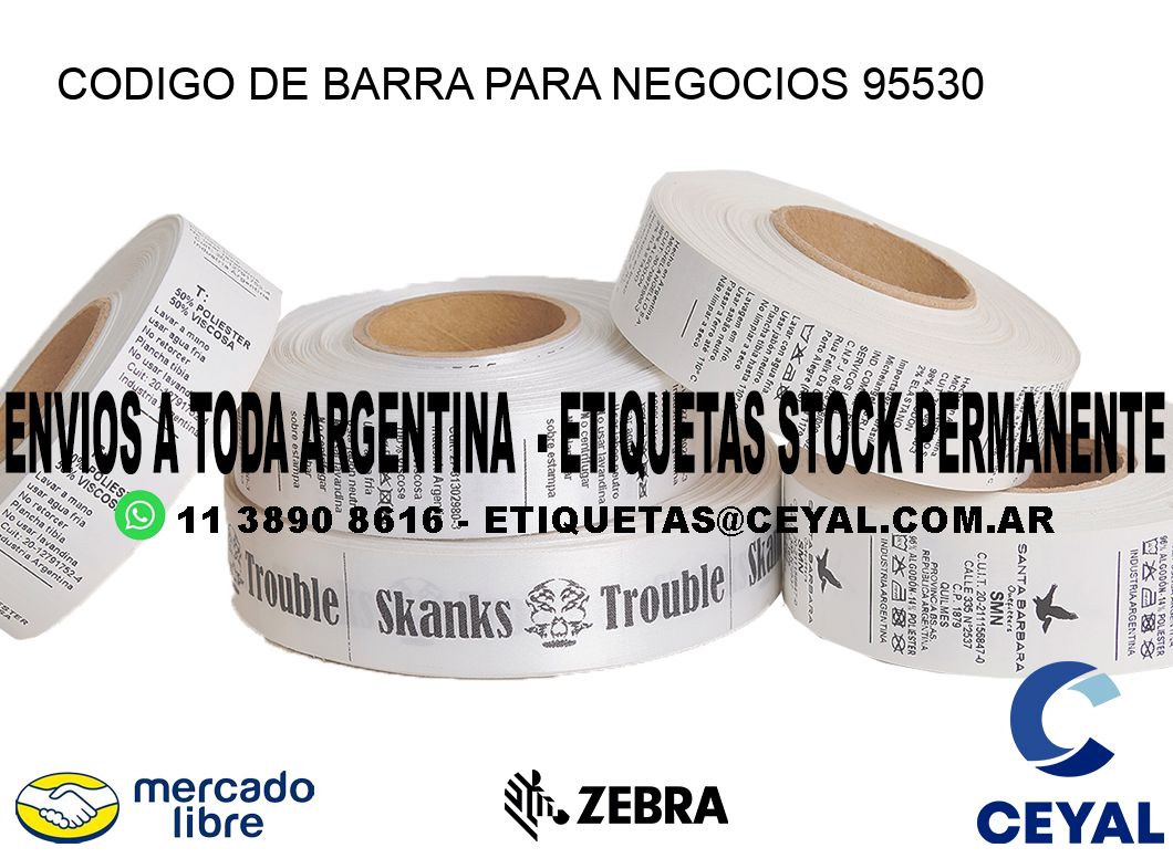 CODIGO DE BARRA PARA NEGOCIOS 95530