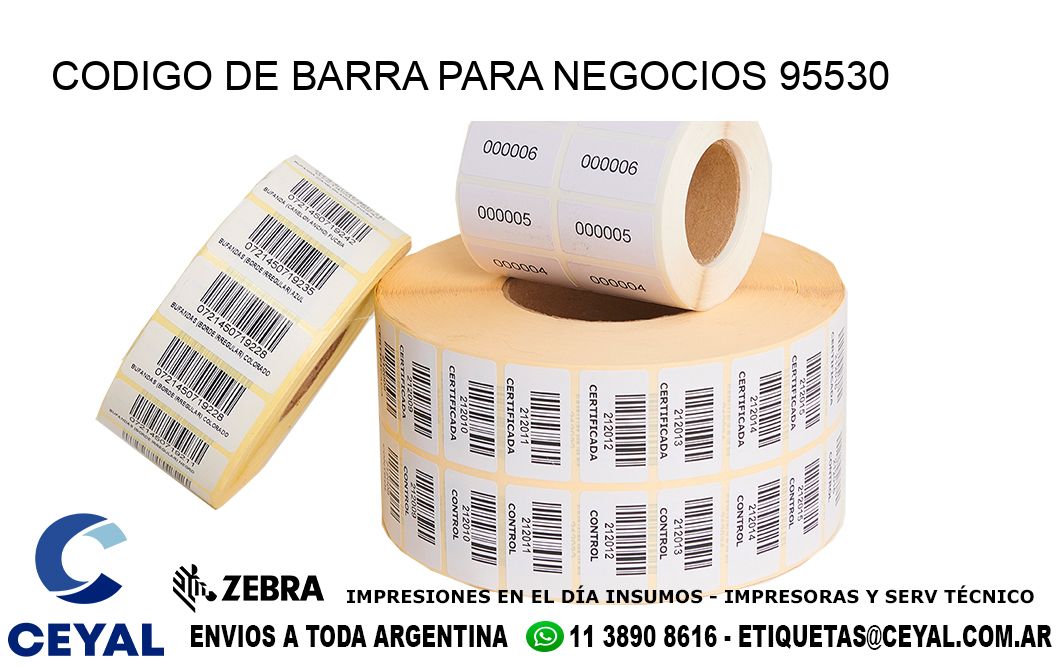 CODIGO DE BARRA PARA NEGOCIOS 95530