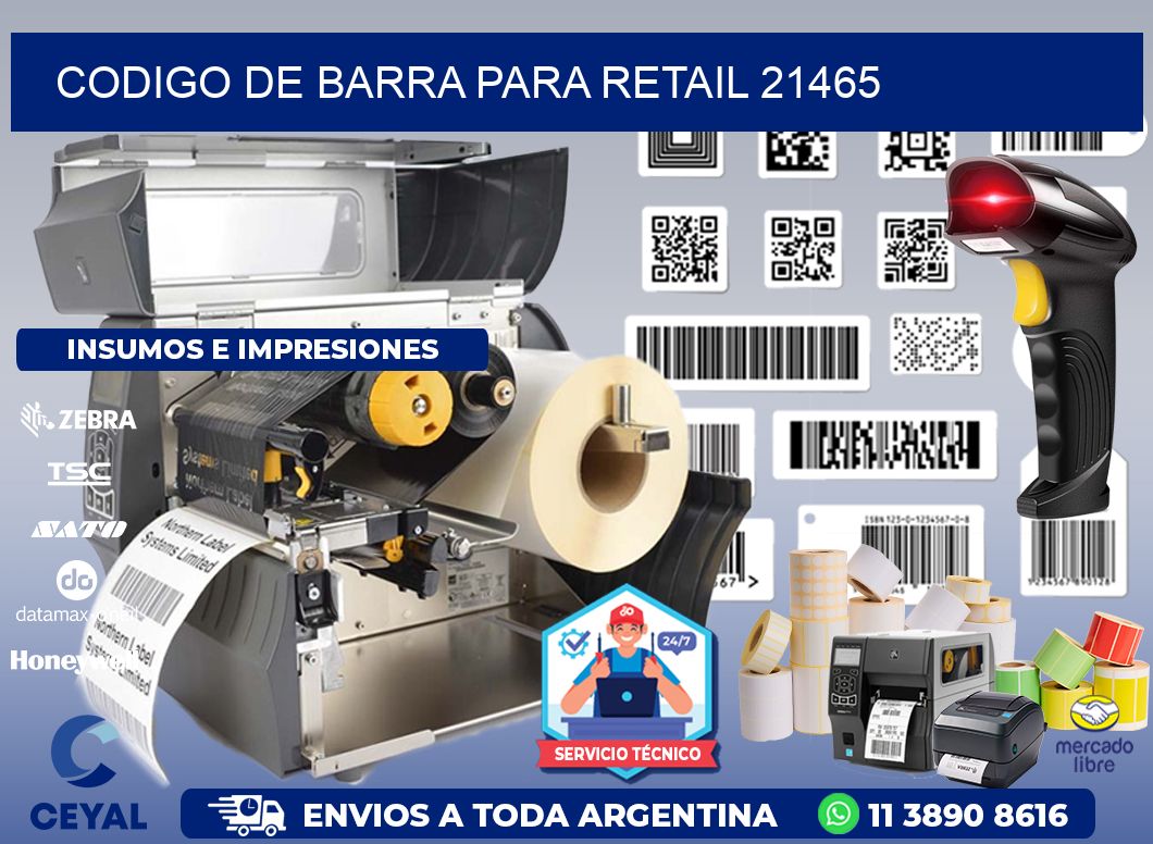 CODIGO DE BARRA PARA RETAIL 21465