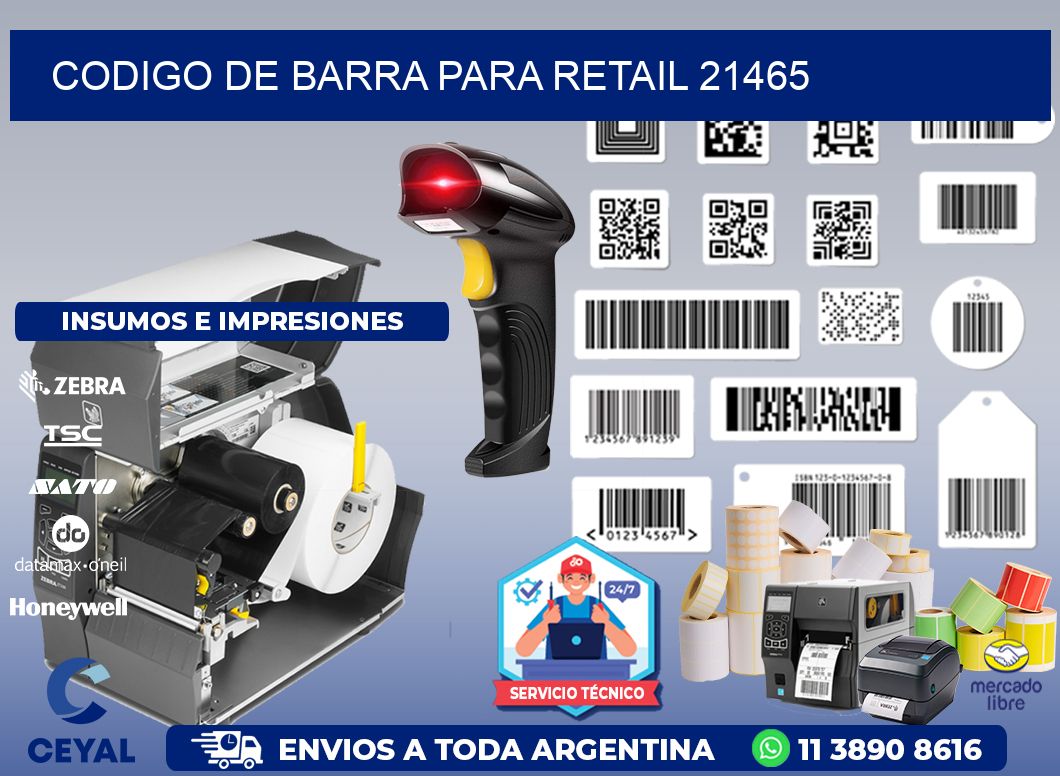 CODIGO DE BARRA PARA RETAIL 21465