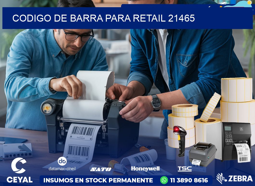 CODIGO DE BARRA PARA RETAIL 21465