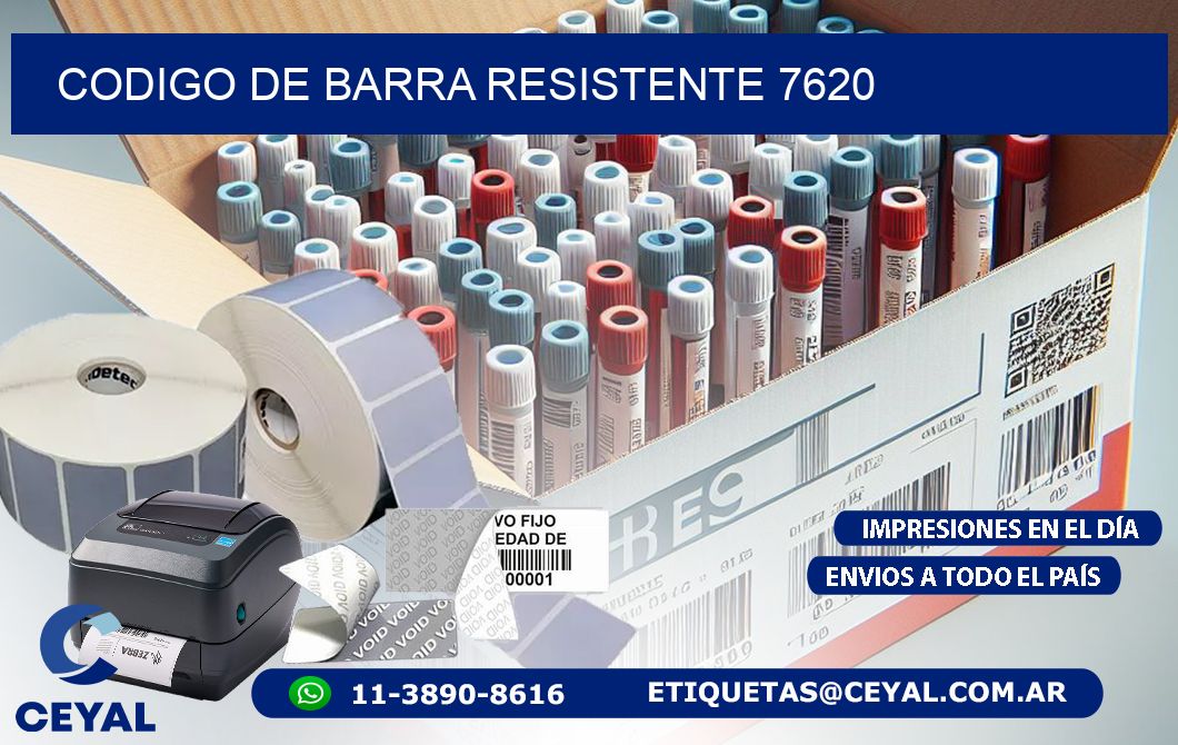 CODIGO DE BARRA RESISTENTE 7620