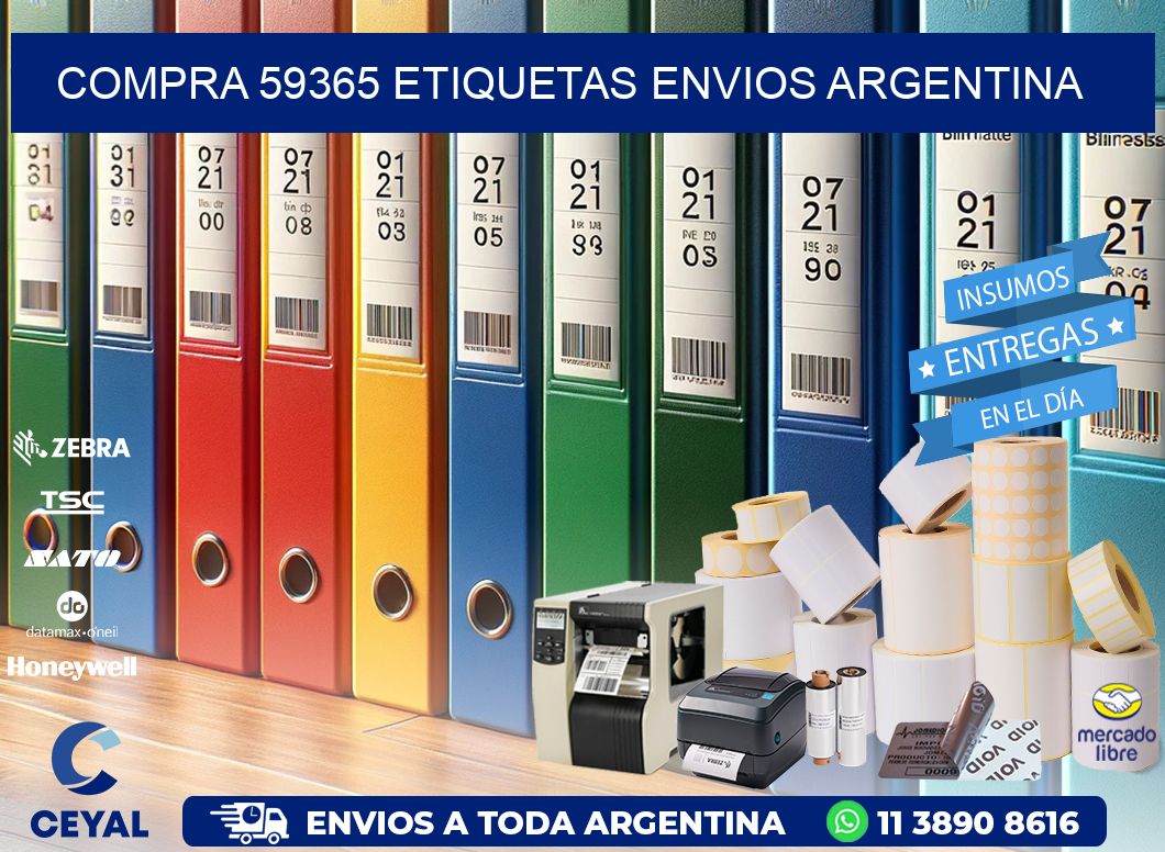 COMPRA 59365 ETIQUETAS ENVIOS ARGENTINA