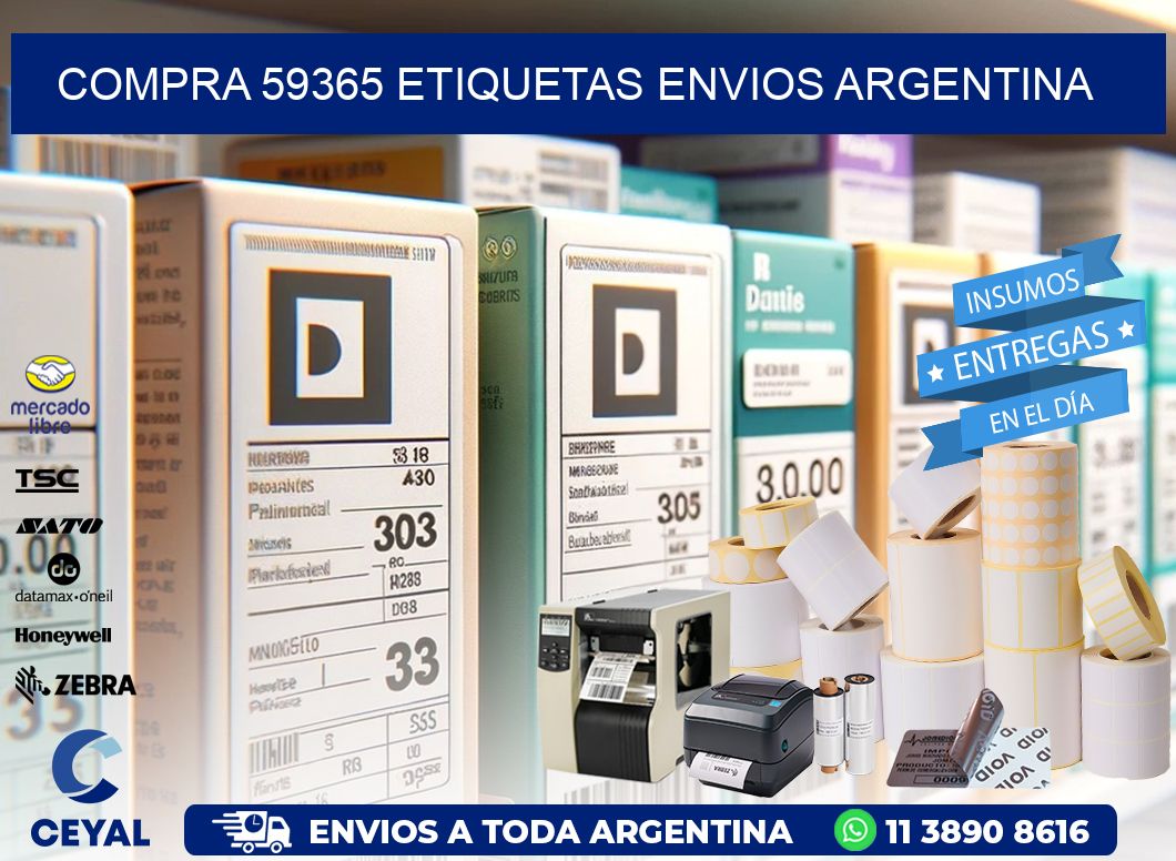 COMPRA 59365 ETIQUETAS ENVIOS ARGENTINA