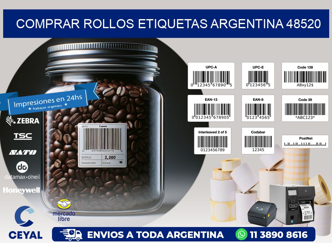 COMPRAR ROLLOS ETIQUETAS ARGENTINA 48520