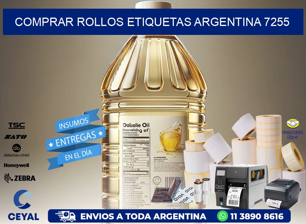 COMPRAR ROLLOS ETIQUETAS ARGENTINA 7255