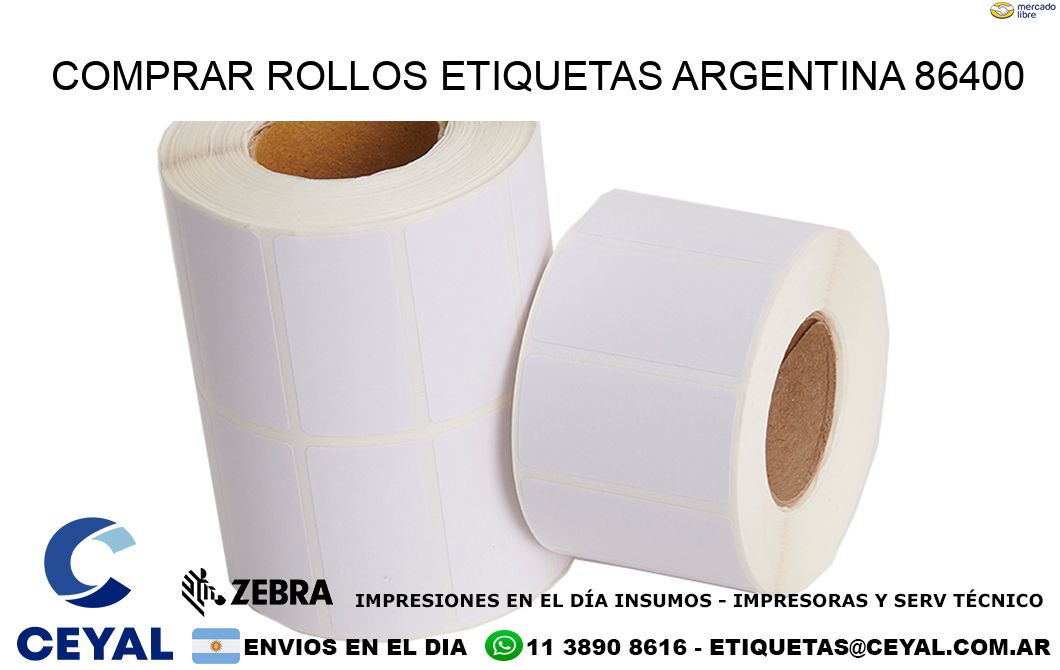 COMPRAR ROLLOS ETIQUETAS ARGENTINA 86400