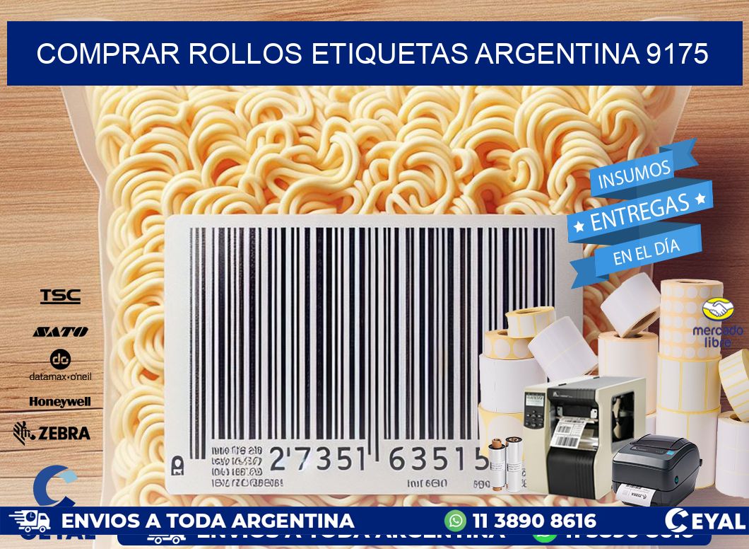COMPRAR ROLLOS ETIQUETAS ARGENTINA 9175