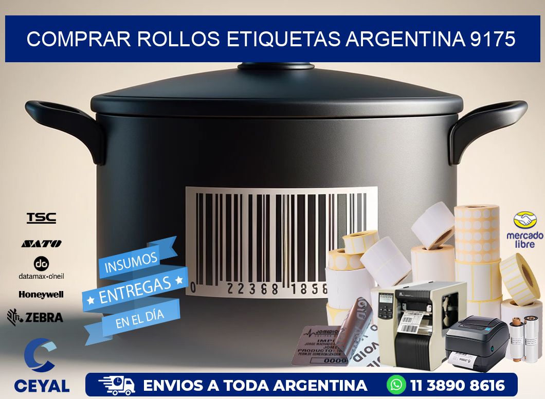 COMPRAR ROLLOS ETIQUETAS ARGENTINA 9175