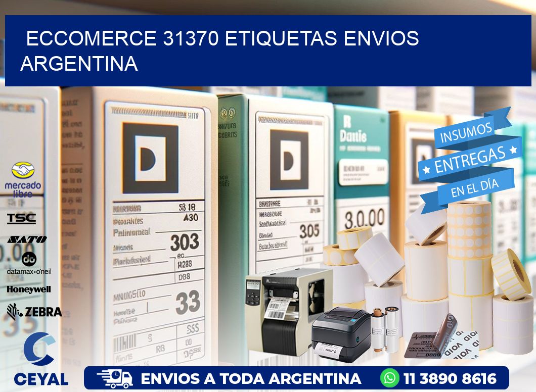 ECCOMERCE 31370 ETIQUETAS ENVIOS ARGENTINA