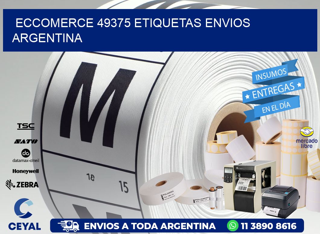 ECCOMERCE 49375 ETIQUETAS ENVIOS ARGENTINA