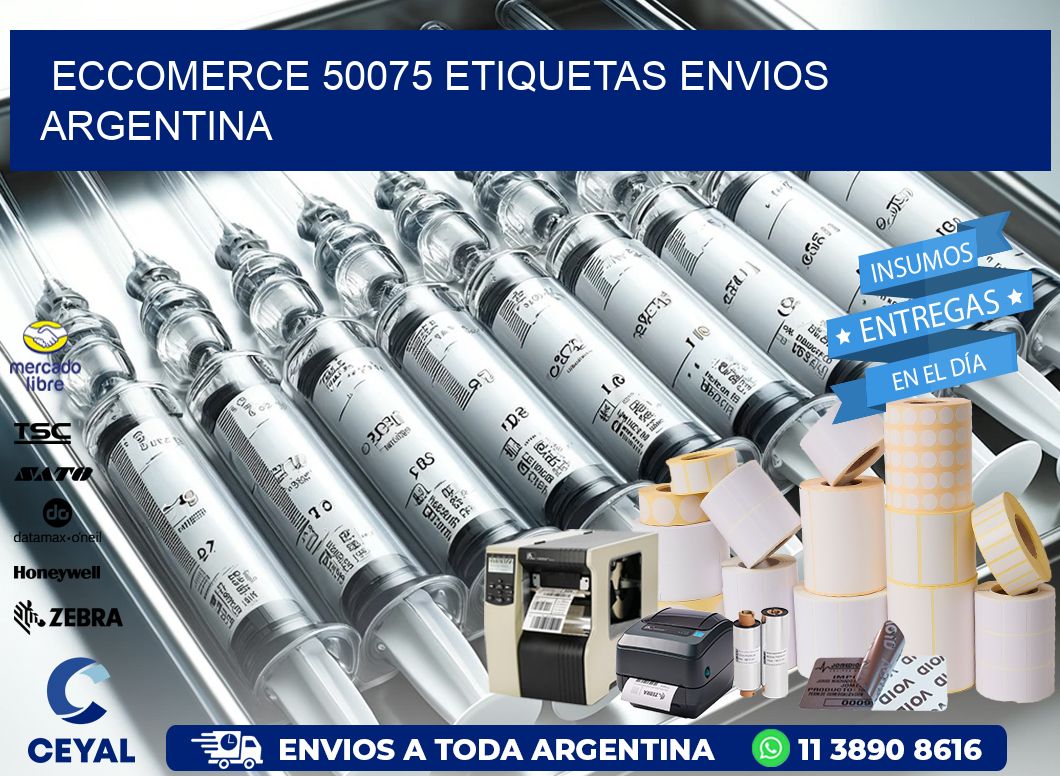ECCOMERCE 50075 ETIQUETAS ENVIOS ARGENTINA