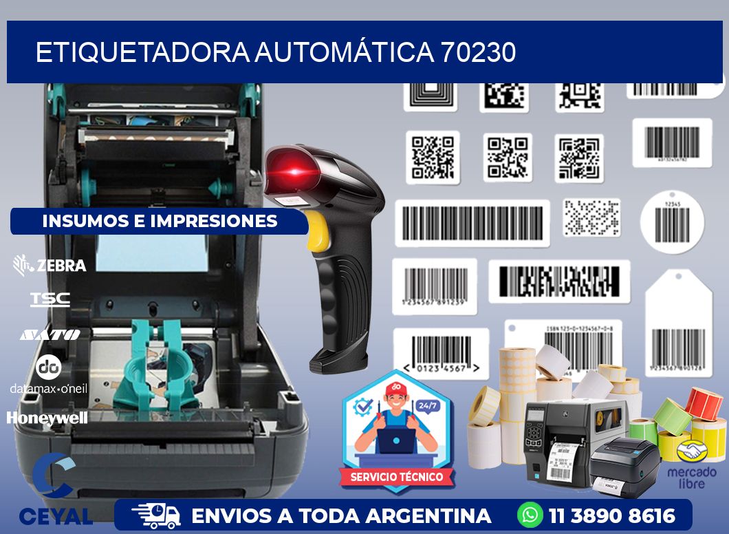 ETIQUETADORA AUTOMÁTICA 70230