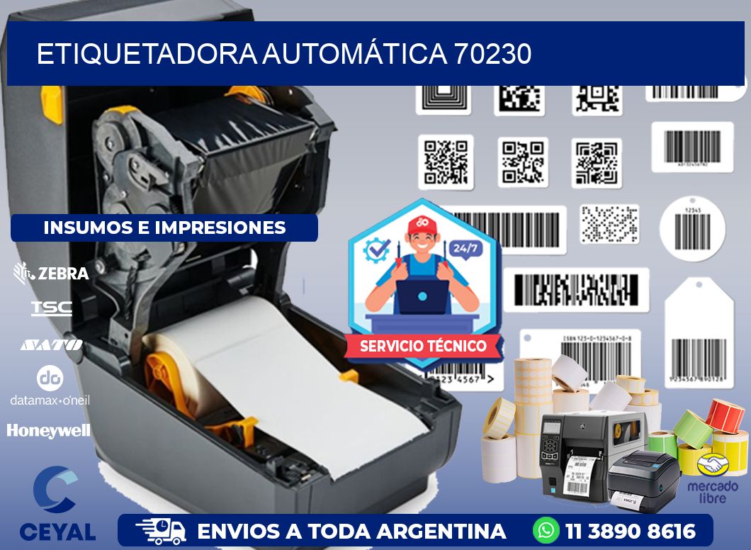 ETIQUETADORA AUTOMÁTICA 70230