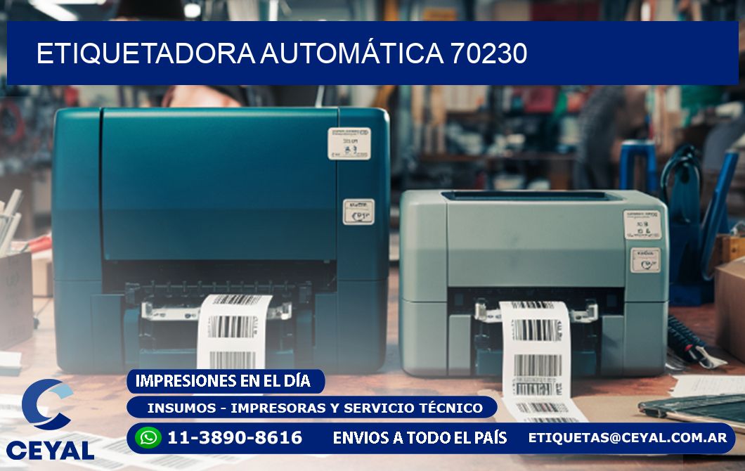 ETIQUETADORA AUTOMÁTICA 70230