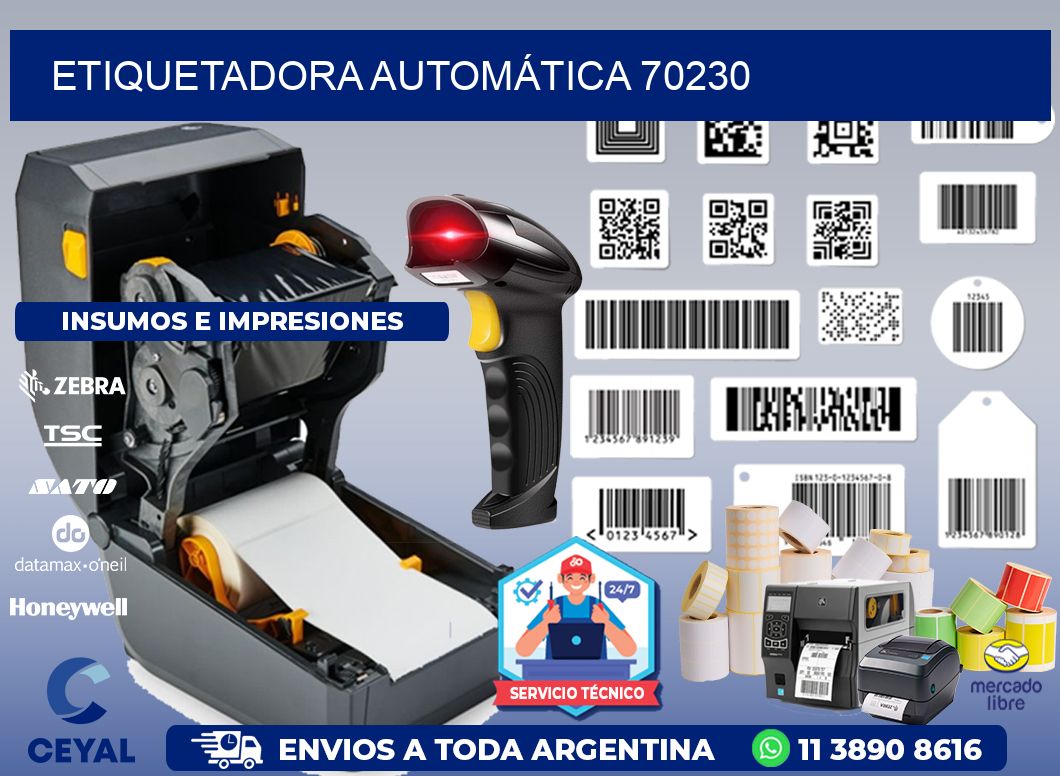 ETIQUETADORA AUTOMÁTICA 70230