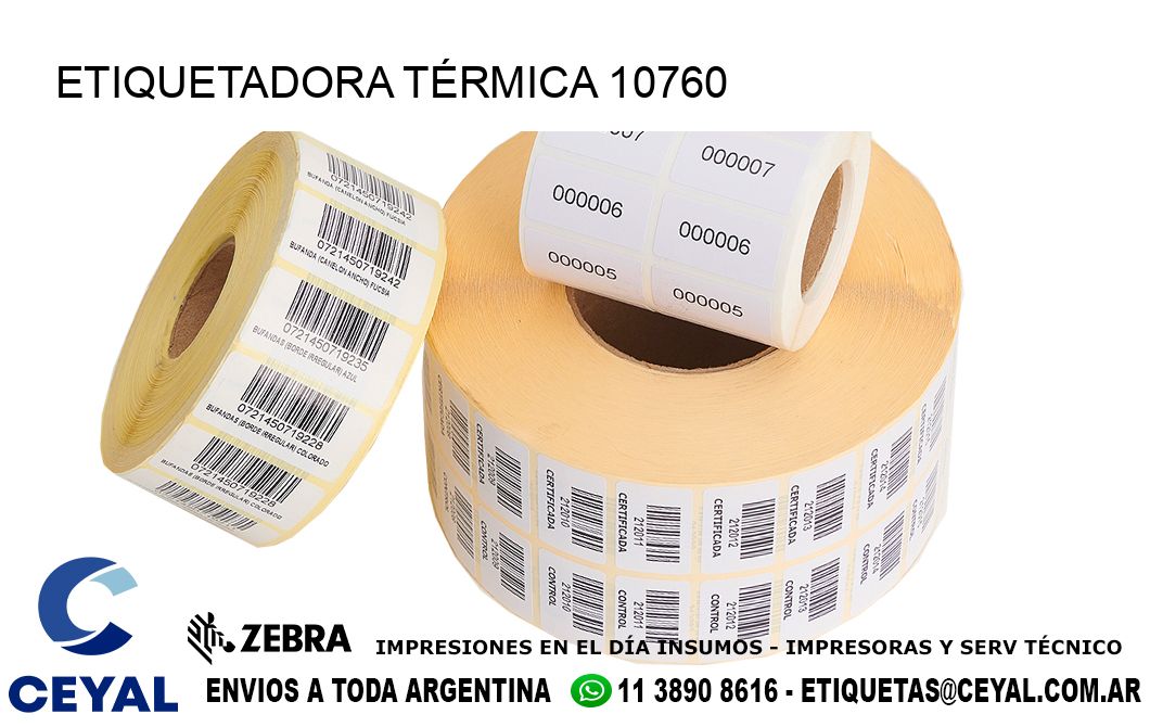 ETIQUETADORA TÉRMICA 10760