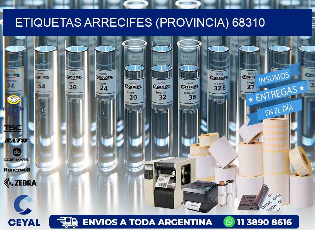 ETIQUETAS ARRECIFES (PROVINCIA) 68310