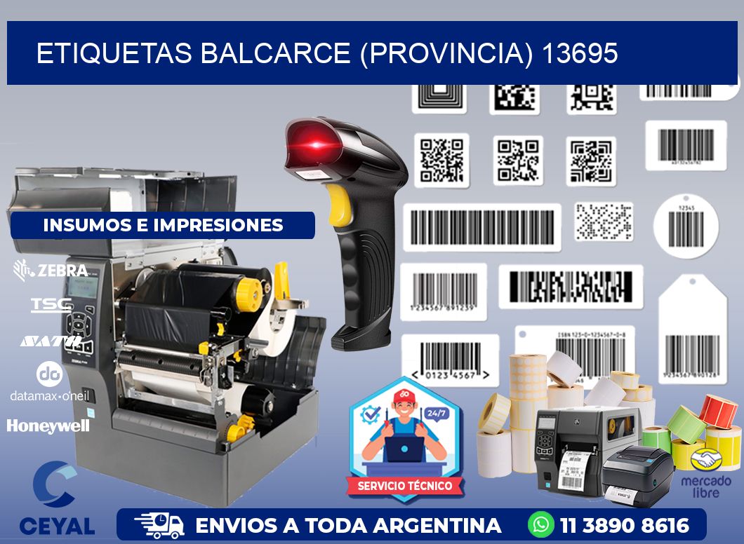 ETIQUETAS BALCARCE (PROVINCIA) 13695