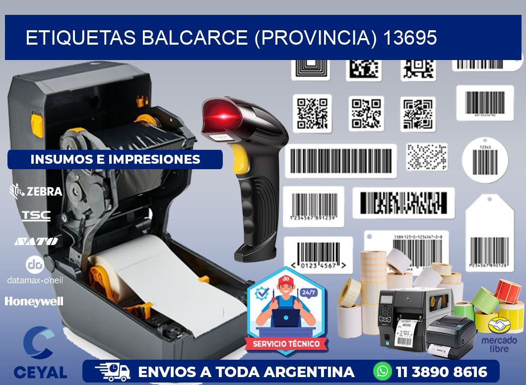 ETIQUETAS BALCARCE (PROVINCIA) 13695