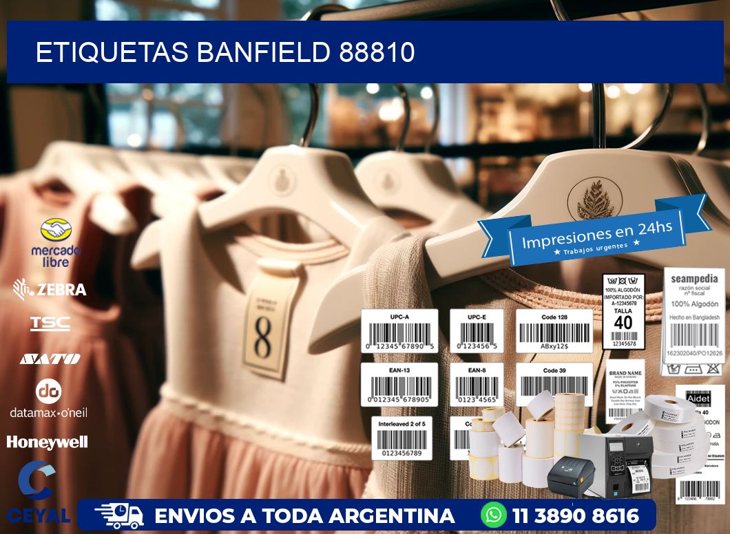 ETIQUETAS BANFIELD 88810