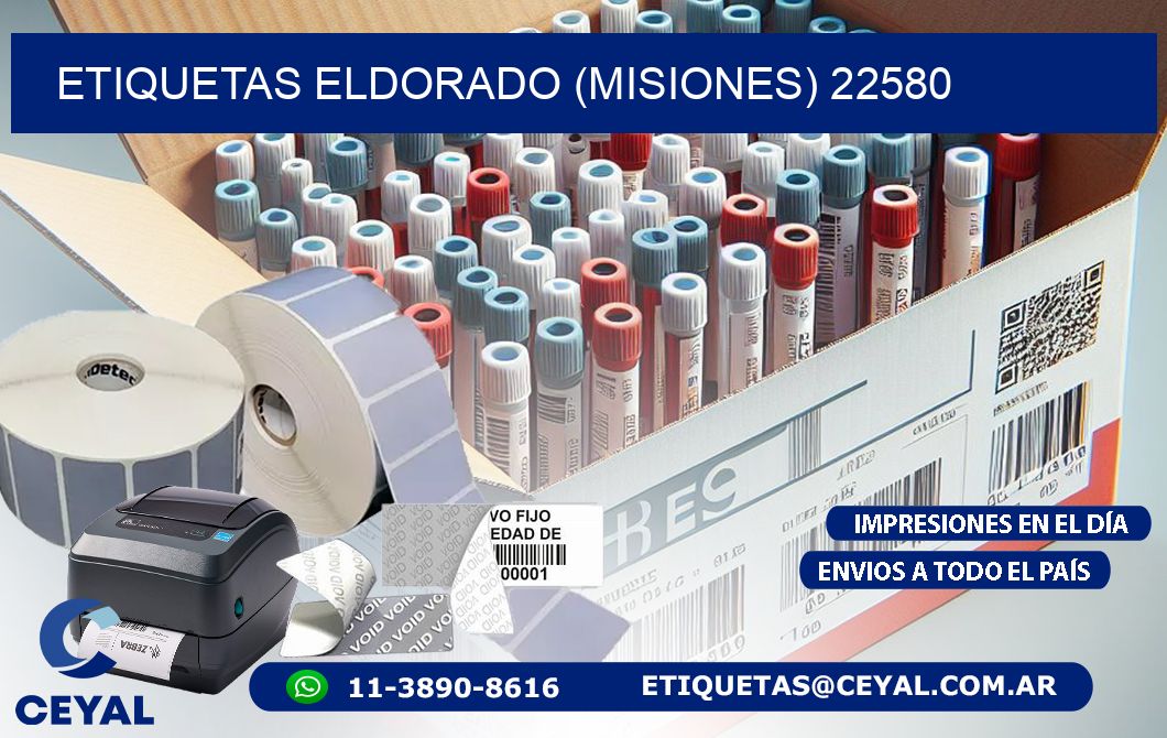 ETIQUETAS ELDORADO (MISIONES) 22580