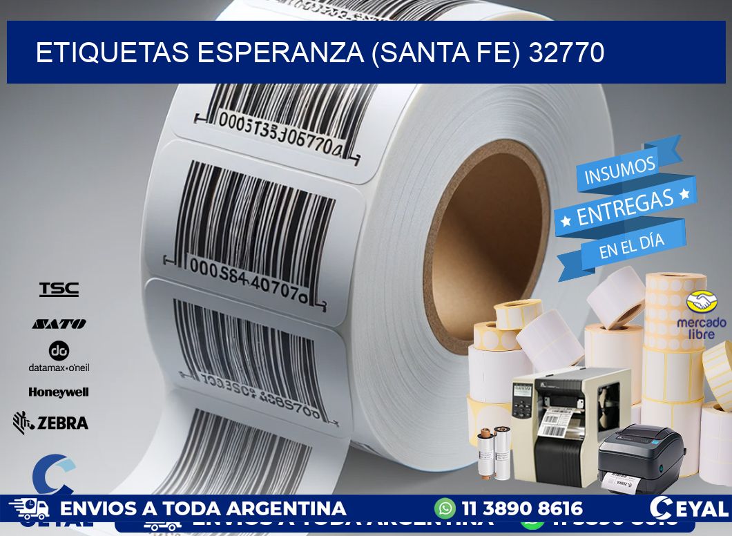 ETIQUETAS ESPERANZA (SANTA FE) 32770