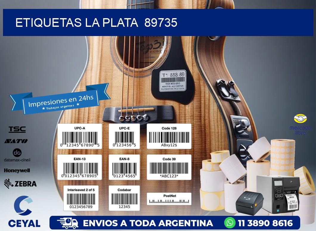 ETIQUETAS LA PLATA 89735