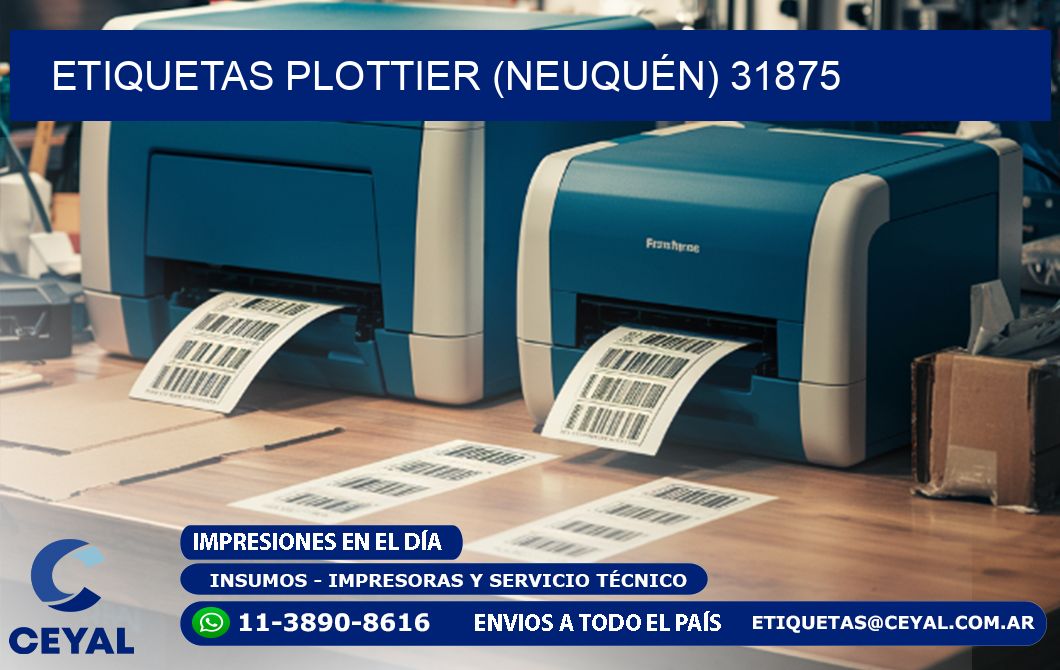 ETIQUETAS PLOTTIER (NEUQUÉN) 31875