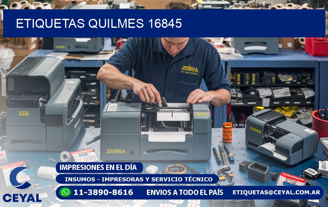 ETIQUETAS QUILMES 16845