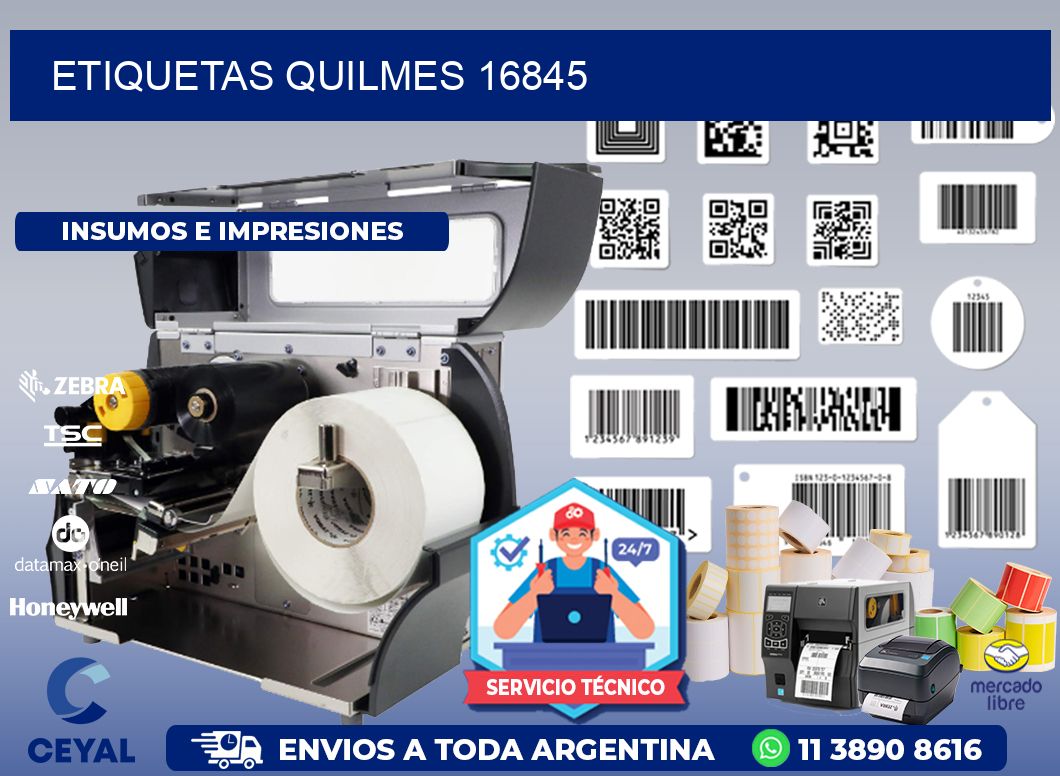 ETIQUETAS QUILMES 16845