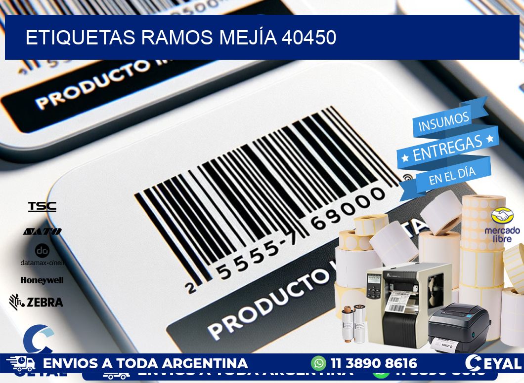 ETIQUETAS RAMOS MEJÍA 40450